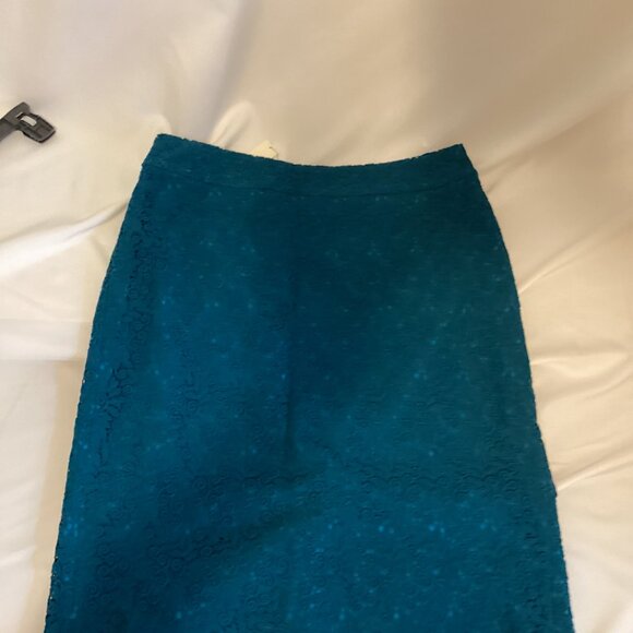 Talbots NWT Teal Lace Skirt – Size 10 Elegant - Picture 13 of 13